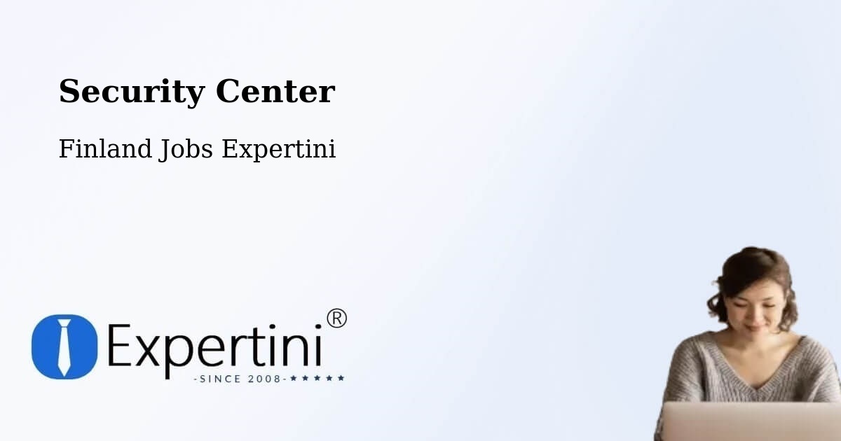 Security Center - Finland Jobs Expertini